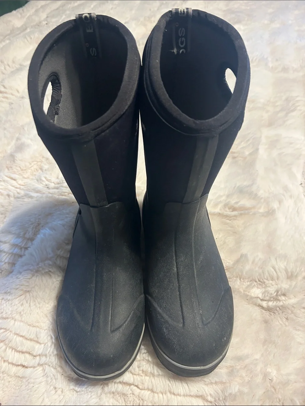 Bogs Classic II Solid Black Waterproof Boots